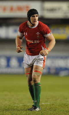12.02.10 - Wales Under 20 v Scotland Under 20 - Under 20 Six Nations - James Thomas of Wales. 
