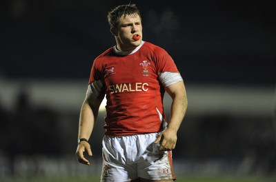 12.02.10 - Wales Under 20 v Scotland Under 20 - Under 20 Six Nations - Rhys Williams of Wales. 