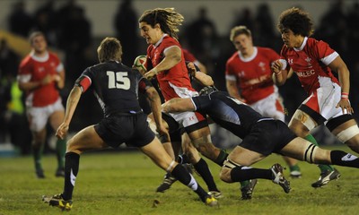 12.02.10 - Wales Under 20 v Scotland Under 20 - Under 20 Six Nations - Josh Navidi of Wales. 