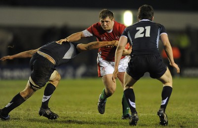 12.02.10 - Wales Under 20 v Scotland Under 20 - Under 20 Six Nations - Rhys Williams of Wales. 