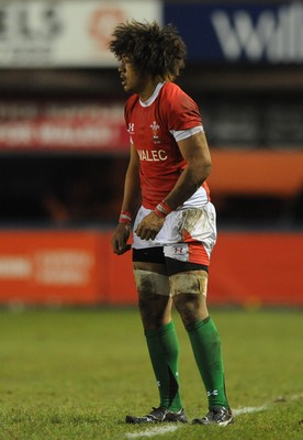 12.02.10 - Wales Under 20 v Scotland Under 20 - Under 20 Six Nations - Toby Faletau of Wales. 