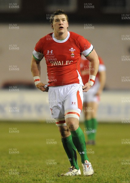 12.02.10 - Wales Under 20 v Scotland Under 20 - Under 20 Six Nations - Morgan Allen of Wales. 