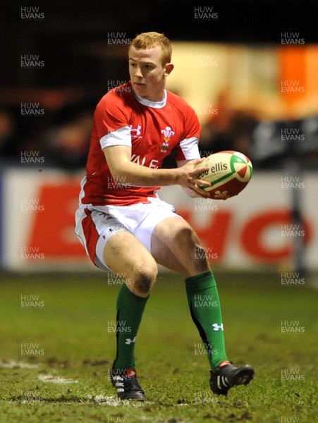 12.02.10 - Wales Under 20 v Scotland Under 20 - Under 20 Six Nations - Dan Fish of Wales. 