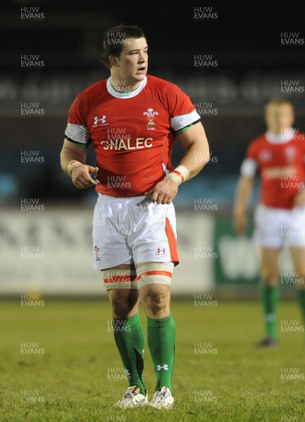 12.02.10 - Wales Under 20 v Scotland Under 20 - Under 20 Six Nations - Morgan Allen of Wales. 