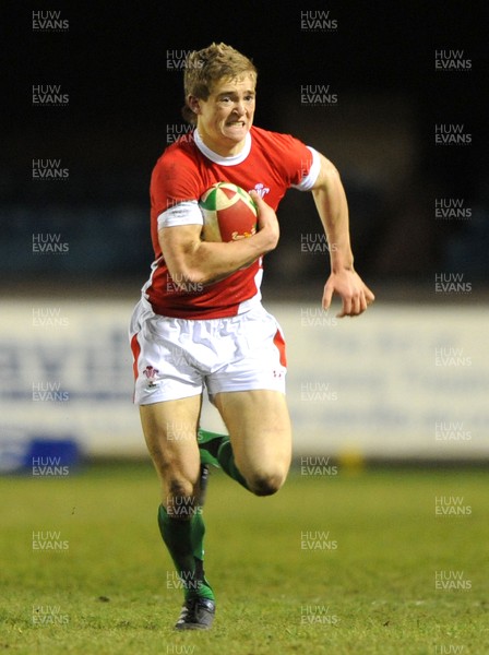 12.02.10 - Wales Under 20 v Scotland Under 20 - Under 20 Six Nations - Owen Williams of Wales. 