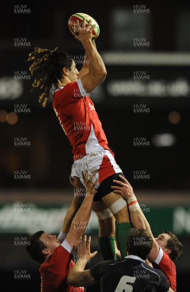 12.02.10 - Wales Under 20 v Scotland Under 20 - Under 20 Six Nations - Josh Navidi of Wales. 