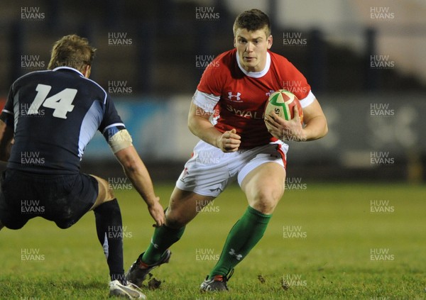 12.02.10 - Wales Under 20 v Scotland Under 20 - Under 20 Six Nations - Scott Williams of Wales. 