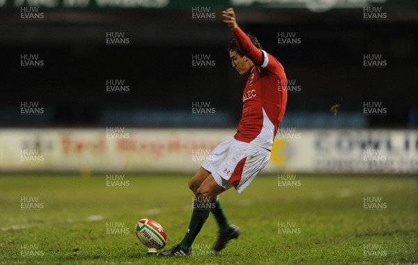 12.02.10 - Wales Under 20 v Scotland Under 20 - Under 20 Six Nations - Matthew Jarvis of Wales. 