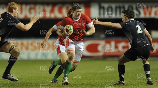 12.02.10 - Wales Under 20 v Scotland Under 20 - Under 20 Six Nations - Morgan Allen of Wales 