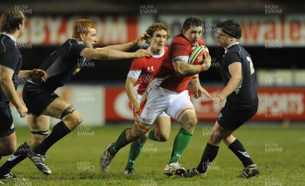 12.02.10 - Wales Under 20 v Scotland Under 20 - Under 20 Six Nations - Morgan Allen of Wales 