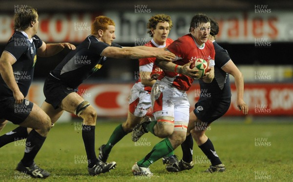 12.02.10 - Wales Under 20 v Scotland Under 20 - Under 20 Six Nations - Morgan Allen of Wales 