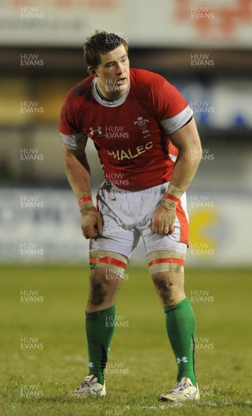 12.02.10 - Wales Under 20 v Scotland Under 20 - Under 20 Six Nations - Morgan Allen of Wales. 