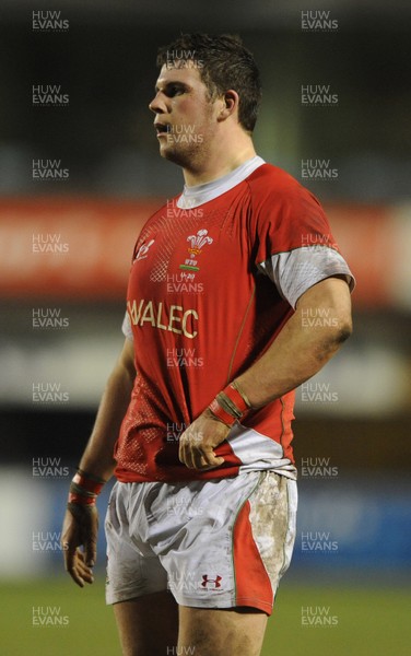 12.02.10 - Wales Under 20 v Scotland Under 20 - Under 20 Six Nations - Dan Watchurst of Wales. 