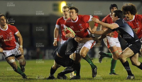 12.02.10 - Wales Under 20 v Scotland Under 20 - Under 20 Six Nations - Matthew Jarvis of Wales. 