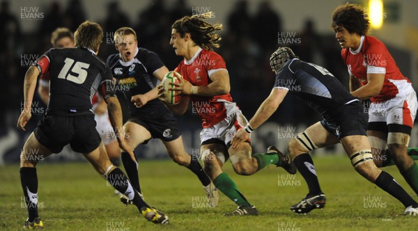 12.02.10 - Wales Under 20 v Scotland Under 20 - Under 20 Six Nations - Josh Navidi of Wales. 