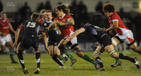 12.02.10 - Wales Under 20 v Scotland Under 20 - Under 20 Six Nations - Josh Navidi of Wales. 