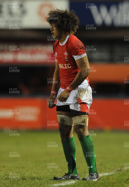 12.02.10 - Wales Under 20 v Scotland Under 20 - Under 20 Six Nations - Toby Faletau of Wales. 