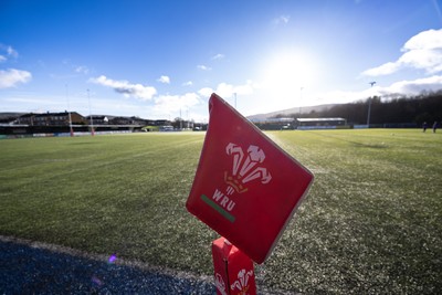121225 - Wales U20 v Scotland U20 - Sunshine at The Wern, Merthyr ahead of the match