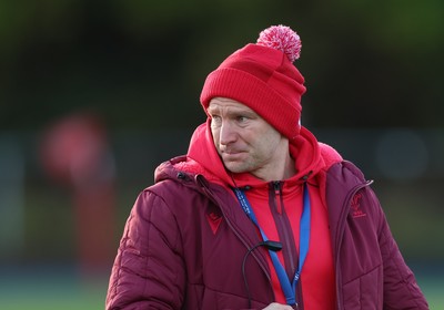 121225 - Wales U20 v Scotland U20, International Friendly - Wales U20 head coach Richard Whiffin