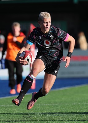 121225 - Wales U20 v Scotland U20, International Friendly - Evan Morris of Wales attacks
