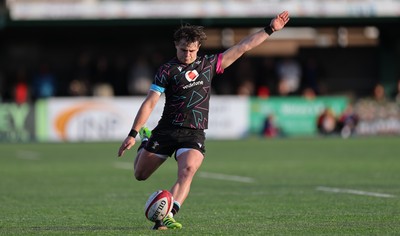 121225 - Wales U20 v Scotland U20, International Friendly - Carwyn Leggatt-Jones of Wales kicks a conversion
