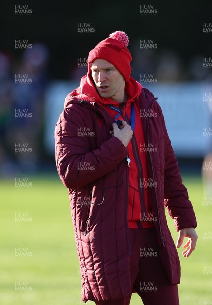 121225 - Wales U20 v Scotland U20, International Friendly - Wales U20 head coach Richard Whiffin