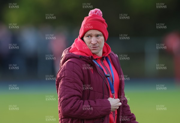 121225 - Wales U20 v Scotland U20, International Friendly - Wales U20 head coach Richard Whiffin