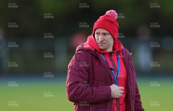 121225 - Wales U20 v Scotland U20, International Friendly - Wales U20 head coach Richard Whiffin