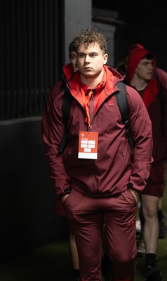 200226 - Wales U20 v Scotland U20, 2026 U20 Six Nations - arrive at the Arms Park ahead of the match