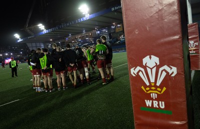 200226 - Wales U20 v Scotland U20, 2026 U20 Six Nations - Wales warm up ahead of the match