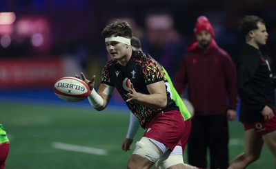 200226 - Wales U20 v Scotland U20, 2026 U20 Six Nations - Wales warm up ahead of the match