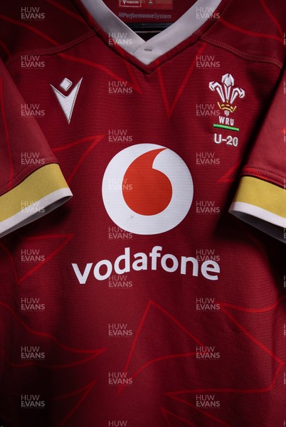 200226 - Wales U20 v Scotland U20, 2026 U20 Six Nations - Match jerseys hang in the Wales changing room