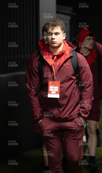 200226 - Wales U20 v Scotland U20, 2026 U20 Six Nations - arrive at the Arms Park ahead of the match