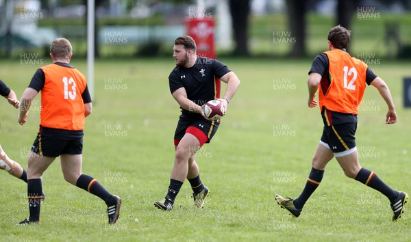 160516 - Wales U20s Training at Monmouth RFC - Dillon Lewis during training