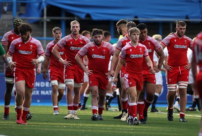 070721 - Wales U20s v England U20s - U20s 6 Nations Championship - Dejected Wales