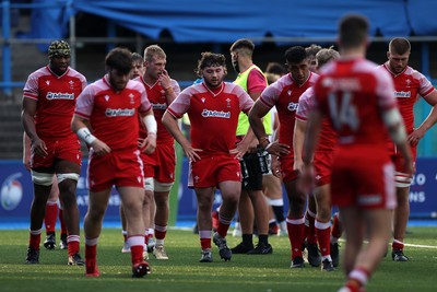 070721 - Wales U20s v England U20s - U20s 6 Nations Championship - Dejected Wales