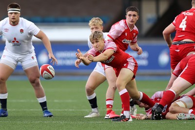 070721 - Wales U20s v England U20s - U20s 6 Nations Championship - Ethan Lloyd of Wales