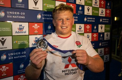 070721 - Wales U20s v England U20s - U20s 6 Nations Championship - Man of the match Fin Baxter of England