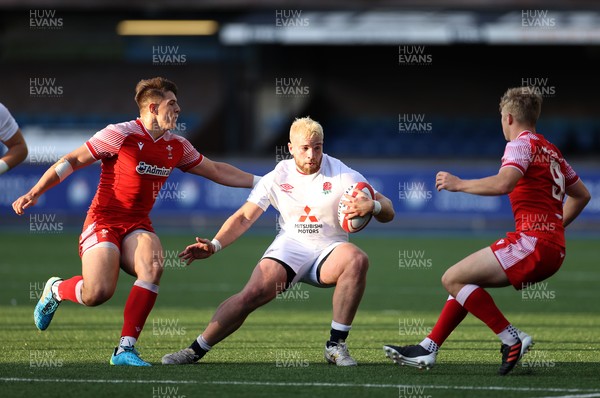 070721 - Wales U20s v England U20s - U20s 6 Nations Championship - Sam Riley of England
