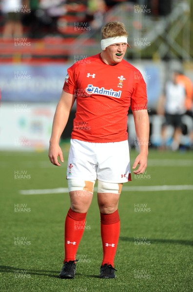 220619 - Wales U20 v England U20 - World Rugby Under 20 Championship - 5th Place Final -  Jac Morgan of Wales