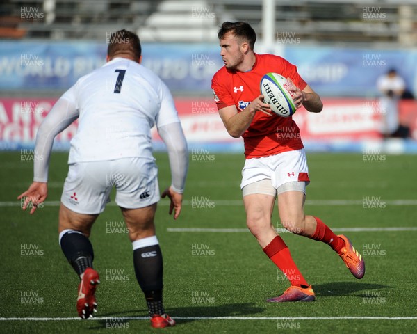 220619 - Wales U20 v England U20 - World Rugby Under 20 Championship - 5th Place Final -  Cai Davies of Wales