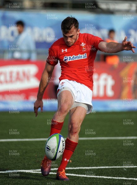 220619 - Wales U20 v England U20 - World Rugby Under 20 Championship - 5th Place Final -  Cai Evans of Wales