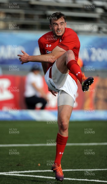 220619 - Wales U20 v England U20 - World Rugby Under 20 Championship - 5th Place Final -  Cai Evans of Wales