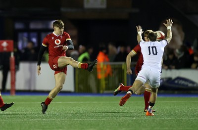 140325 - Wales U20s v England U20s - U20s Six Nations Championship - Steffan Emanuel of Wales 