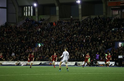 140325 - Wales U20s v England U20s - U20s Six Nations Championship - The crowd watch the game