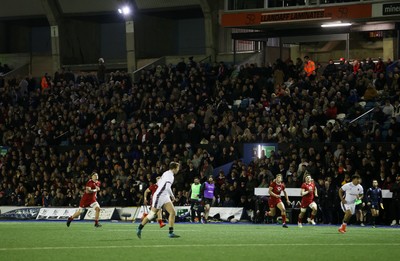 140325 - Wales U20s v England U20s - U20s Six Nations Championship - The crowd watch the game