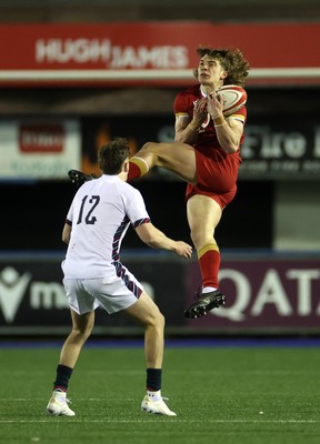 140325 - Wales U20s v England U20s - U20s Six Nations Championship - Aidan Boshoff of Wales 