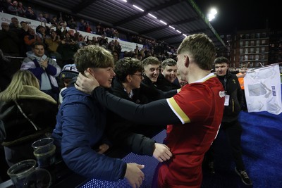 140325 - Wales U20s v England U20s - U20s Six Nations Championship - Steffan Emanuel of Wales at full time