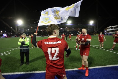 140325 - Wales U20s v England U20s - U20s Six Nations Championship - Steffan Emanuel of Wales at full time