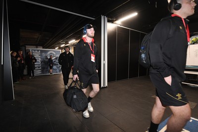 140325 - Wales U20 v England U20 - Six Nations Chamionship - Wales players arrive at the stadium ahead of the match